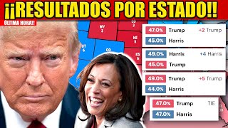 quot¡Resultados por Estado quotEsto Acaba de Redibujar el Mapa Electoral 2024quot Harris  Trump [upl. by Placia884]