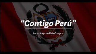 🇵🇪🎵❤️Contigo Perú  Letra Tonalidad Dm [upl. by Ardel764]