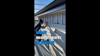 How to Replace Weatherboards [upl. by Abelard]