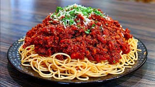 Spaghetti Bolognese Recipe  Bolognese Sauce and Spaghetti Italian Pasta Recipe [upl. by Eikcim219]