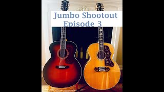 Jumbo Shootout  Episode 3 Guild F250E vs Gibson SJ200 guildguitars gibsonguitars j200 [upl. by Lananna]