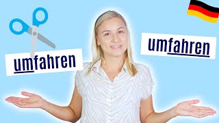 Trennbare und untrennbare Verben einfach erklärt Deutsch lernen A2B2 [upl. by Austen]