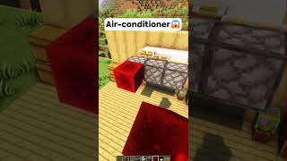 Minecraft how to make Airconditioner😱 shorts [upl. by Resa136]