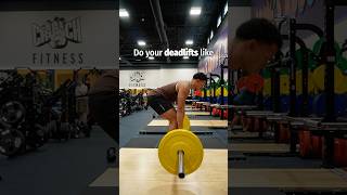 How to Do Conventional Deadlift 💪🏽 fitness deadlift workout [upl. by Ahsinra303]