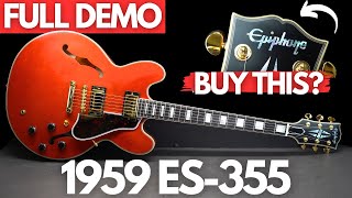 Epiphone 1959 ES355 FULL DEMO [upl. by Margherita]