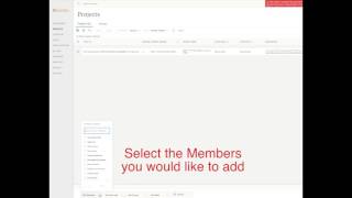 Adding Members to a Project [upl. by Silloc]