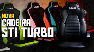 MELHOR CADEIRA CUSTO X BENEFICÍO PCYES STI TURBO [upl. by Harim]