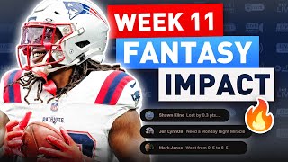 NFL Week 11 Reactions  Injuries  Early Week 12 Waiver Wire amp Fantasy Football Advice 2024 [upl. by Theo451]