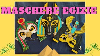 MASCHERE EGIZIE tutorial e spiegazione  carnevale [upl. by Adnilre]