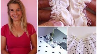 How to insert Gathers  Sewing Tutorial  Learn to sew  Beginner Sewing  Frocks amp Frolics [upl. by Justinian]