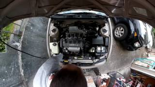 1993 Toyota Corolla Alternator Replacement Timelapse  18L 7AFE [upl. by Idissac]