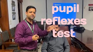 how to check pupil reflex testRAPDpupillary reflexes exampupil function testoptic nerve function [upl. by Aneg187]