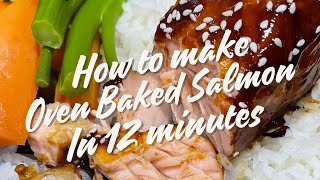 Salmon cooked in 12 minutes [upl. by Milak623]