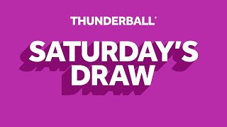 The National Lottery Thunderball draw results Saturday 16 Nov 2024 Thunderball tonight [upl. by Aicenad]