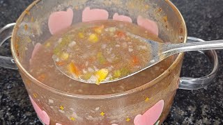 finger millet soup Ragi soup recipe 🤤👌 quick and easy soup recipe [upl. by Sherrill]