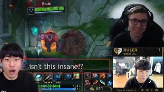 Ruler Plays Against Thebausffs For the First Time  Best of LoL Stream Highlights Translated [upl. by Winny]