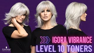 Toning Platinum Blonde w IGORA VIBRANCE LEVEL 10 TONERS 🤍 Jack Martin  Schwarzkopf Professional [upl. by Ifok]