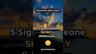 quot5 Signs Someone Secretly Dislikes You 😔quotsecretdislike relationshiptips bodylanguage [upl. by Monteith]