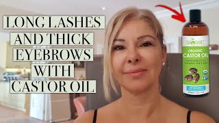 Castor Oil for Hair Growth  Grow long Eyelashes and thick Eyebrows [upl. by Anerec]