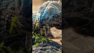 Marine Iguanas Natures Ocean Swimmers facts endangeredspecies [upl. by Notlil]