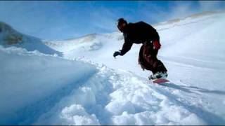 Snowboarding Las Lenas Argentina [upl. by Kitchen]