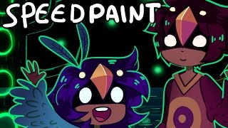 alula and calamus speedpaint oneshot [upl. by Yessydo54]