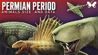 PERMIAN PERIOD animals size comparison and data Paleoart [upl. by Archibaldo]