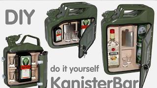 Benzinkanister KanisterBar als Retro DIY do it yourself MiniBar MiniBar [upl. by Calley]