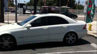 2005 Mercedes C230 Window Tint Skin Cancer Prevention Car Los Angeles [upl. by Regnig156]