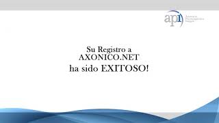 Como REGISTRARSE EN AXONICO [upl. by Rahsab]