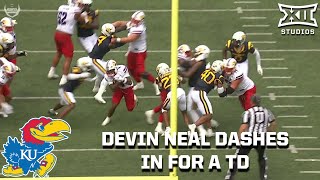 Devin Neal Punches In Rushing TD vs West Virginia [upl. by Arrakat113]