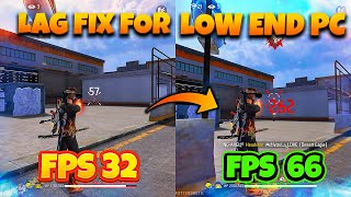 Top 5 tips and tricks to fix LAG in Free Fire Low End PC [upl. by Northey]