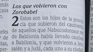 Esdras 2 Los que volvieron con Zorobabel y Hebreos 7 El sacerdocio de Melquisedec RVR1960 [upl. by Lanza]