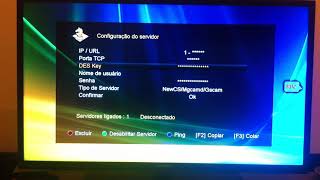 Configurar CS no Azamerica S1005 [upl. by Nylrak]