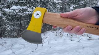 Oxhead of Germany 800 Axe Quick view by wwwbushcraftcanadacom [upl. by Direj]