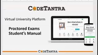 Online exam codetantra part1  how to login  system requirements supported browser and all [upl. by Bautista659]