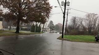 Splashing down the street in Rhode Island [upl. by Airpac]