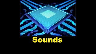 Futuristic Computer Sound Effects All Sounds [upl. by Xer920]