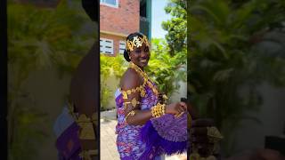 Beautiful Bride Ghanaian Traditional Wedding wedding ghana bride marriage 2024 shorts [upl. by Enelam]