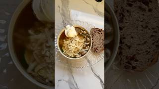 Soup Season🧅🍲🤧soup recipe soupweather cooking asmr fall sickday sick trending aesthetic [upl. by Pevzner]