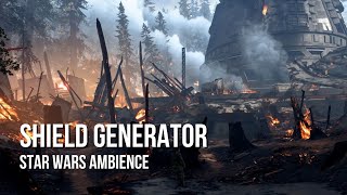 Endor Shield Generator Bunker  Star Wars Ambience  Fire Sounds Endor Nature No Music [upl. by Plath]