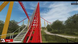 Intimidator 305 Now Project 305 Front Row POV  Kings Dominion [upl. by Amairam]