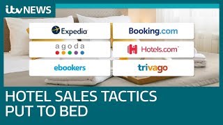 Hotel booking sites to end misleading sales tactics  ITV News [upl. by Husha]