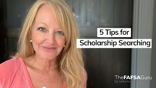 5 helpful tips for scholarship searching [upl. by Carmencita426]