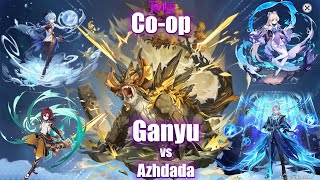 Random coop Ganyu Heizou Kokomi amp Neuvillette vs Azhdada [upl. by Frasier]