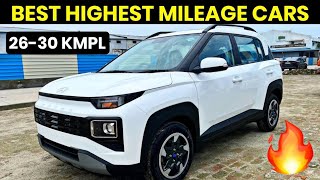 Top 5 Highest Mileage Cars 🔥 Best Mileage Cars 2024 Fule Efficient Cars in india [upl. by Uhthna]