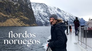 Navegando por los FIORDOS NORUEGOS  Crucero de Gudvangen a Flåm [upl. by Cho]