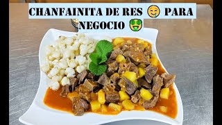 CHANFAINITA DE RES🤤 SUAVE Y DELICIOSO😋 RECETA PERUANA💰💵💰comida negocios negocio streetfood [upl. by Eirehs]