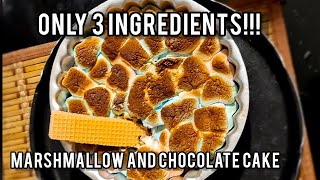 Marshmallow chocolate cakeONLY 3 INGREDIENTSshortsPerfect okKL45 vloggers [upl. by Homans]