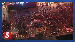 Authorities have safety concerns after historic Vanderbilt march on Broadway [upl. by Marduk]